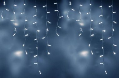 Фотография товара 'Teamprof Светодиодная бахрома 3х0.6м, статика, прозрачный провод, белая'