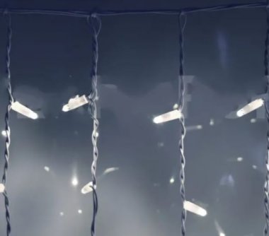 Фотография товара 'Teamprof Светодиодный занавес 2х1.5м, статика, белый провод, белый'