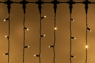 Фотография товара 'Teamprof Светодиодный занавес 2х6м, статика, черный провод, теплый белый'