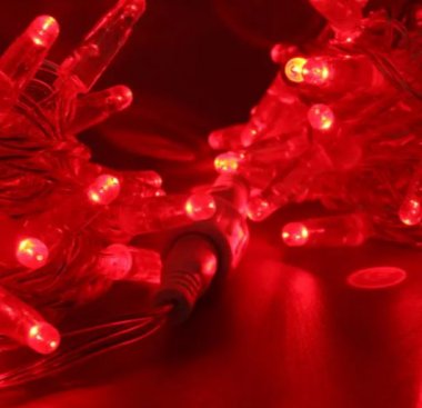 Фотография товара 'Teamprof Светодиодная гирлянда нить 10м, 220В, статика, прозрачный провод'