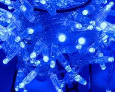 Фотография товара 'Teamprof Светодиодная гирлянда нить 10м, 24В, статика, прозрачный провод'