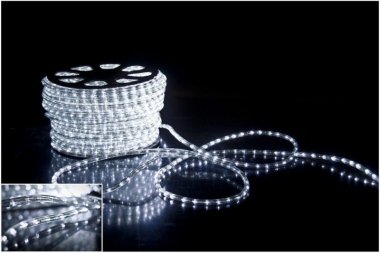 Фотография товара 'Teamprof Светодиодный дюралайт, 2-х проводной, круглый, 13 мм, 2 Вт, 220В'