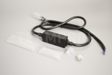 Фотография товара 'Teamprof Комплект подключения для 2-х проводного дюралайта, без вилки, на 50м, 1А'