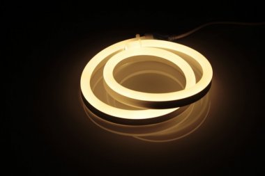 Фотография товара 'Teamprof Светодиодный гибкий неон, односторонний, 8х16 мм, TPF-FX816-120-220V-W/WW'