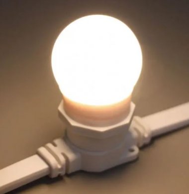 Фотография товара 'Teamprof Светодиодная лампа для белт-лайт, 2 Вт, d=45 мм, теплая белая'