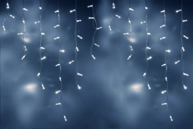 Фотография товара 'Teamprof Бахрома 3х0.9 м, флэш, прозрачный провод, белая'