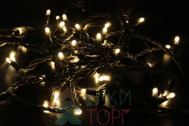 Фотография товара 'Teamprof 10 м, 220В, статика, ТЁПЛ.БЕЛЫЙ, черная резина 2,3мм'