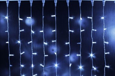 Фотография товара 'Teamprof Светодиодный занавес 2х2м, статика, прозрачный провод, белый'