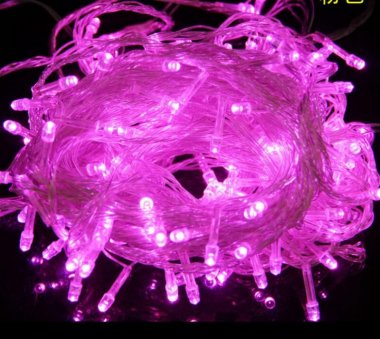 Фотография товара 'Teamprof Светодиодная гирлянда нить 10 м, 220В, флэш, прозрачный провод'