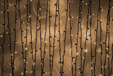 Фотография товара 'Teamprof Светодиодная гирлянда нить 20м, динамика, черный провод'