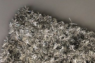 Фотография товара 'Teamprof Gloss Net, сетчатый ковер из мишуры на проволочном каркасе, серебро'