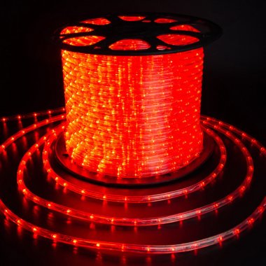 Фотография товара 'Teamprof TPF-DL-2WH-100-10mm- Дюралайт 2-х провод, 10 мм, 220В'