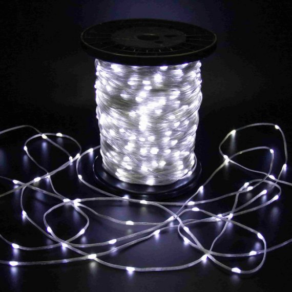 Фотография товара 'Teamprof TPF-CR200-24V-T/W Светодиодная гирлянда "Краса" 200м, 2000 LED'