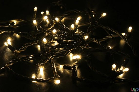 Фотография товара 'Teamprof TPF-S10CF-220V-RB/W Светодиодная гирлянда нить 10м, 220В'