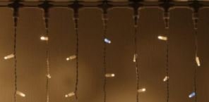 Фотография товара 'Teamprof Светодиодный занавес 2х6м, мерцание, белый провод, теплый белый'