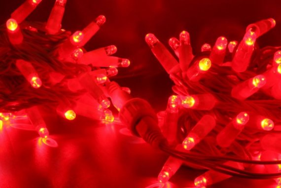 Фотография товара 'Teamprof Светодиодная гирлянда нить 10м, 220В, статика, белый провод'