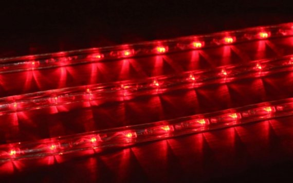 Фотография товара 'Teamprof Светодиодный дюралайт, 2-х проводной, круглый, 13 мм, 2 Вт, 220В, статика'