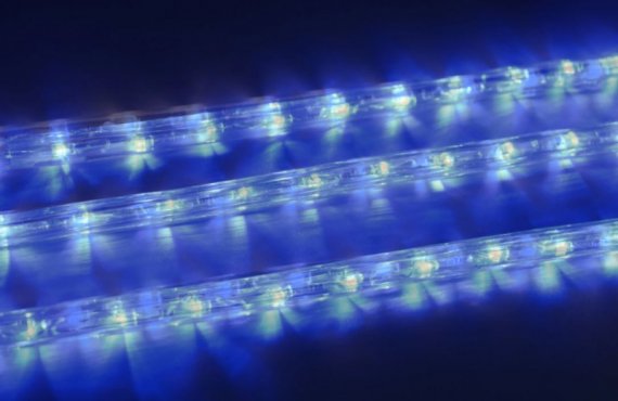 Фотография товара 'Teamprof Светодиодный дюралайт, 2-х проводной, круглый, 13 мм, 2 Вт, 24В, статика'