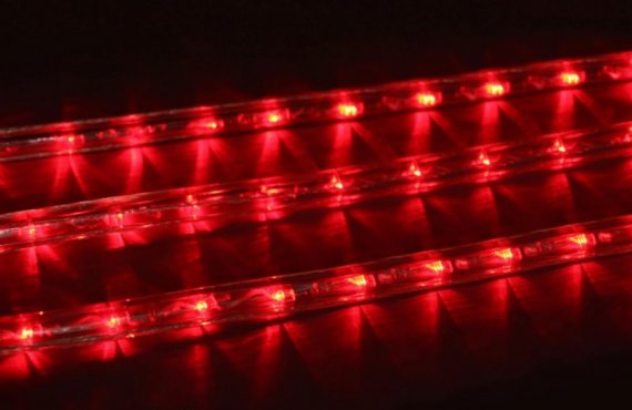 Фотография товара 'Teamprof Светодиодный дюралайт, 2-х проводной, круглый, 13 мм, 2 Вт, 24В, статика'