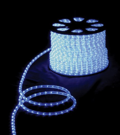 Фотография товара 'Teamprof Светодиодный дюралайт, 2-х проводной, круглый, матовый, 13 мм, 2Вт, 220В'