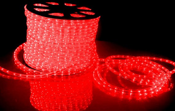 Фотография товара 'Teamprof Светодиодный дюралайт, 2-х проводной, круглый, матовый, 13 мм, 2Вт, 220В'