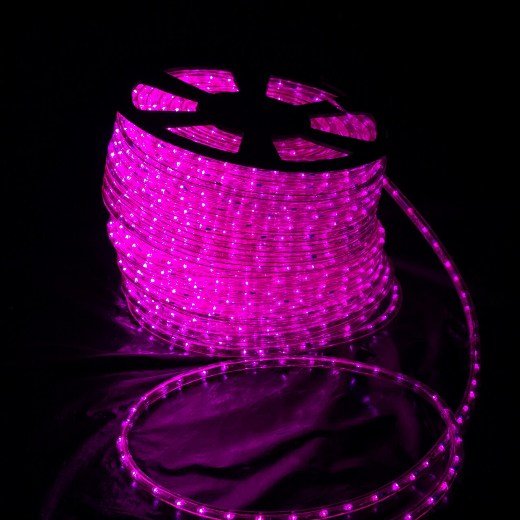 Фотография товара 'Teamprof Светодиодный дюралайт, 2-х проводной, круглый, матовый, 13 мм, 2Вт, 220В'