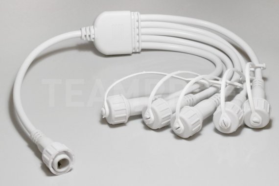 Фотография товара 'Teamprof Разветвитель 1-5, 2Pin, TPF-SC2/1-5-W'