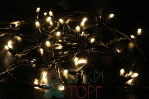 Фотография товара 'Teamprof 10 м, 220В, статика, ТЁПЛ.БЕЛЫЙ, черная резина 2,3мм'