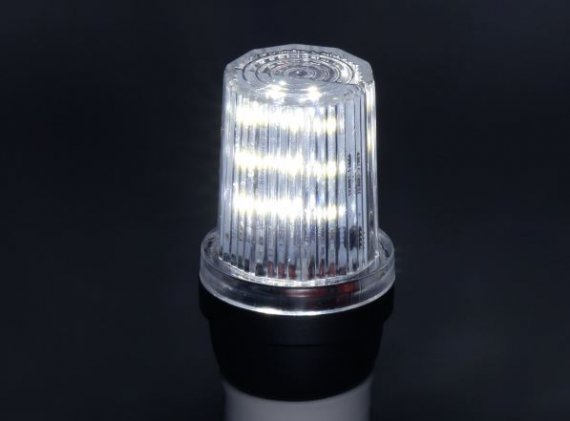 Фотография товара 'Teamprof Строб-лампа для белт-лайт Е27, 24В, 3 Вт, d=46 мм, белая'