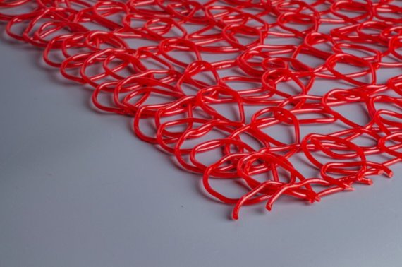 Фотография товара 'Teamprof Plex Net, гибкая сетка ПВХ декоративная, красная'