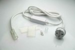 Teamprof TPF-220AC/DC-2-1.5A-W-10mm Комплект подключения для 2-х проводного дюралайта 10 мм